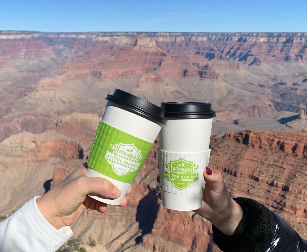 Savaya Coffee at the Grand Canyon